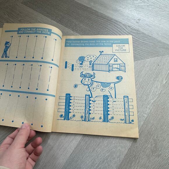 Vintage Playmore Practice Workbook of Writing Preschool  1974 - Picture 12 of 12